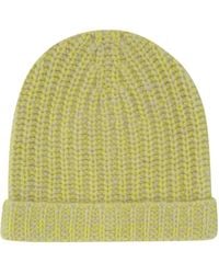 The Elder Statesman - Two-Tone Cashmere Beanie Hat - Lyst