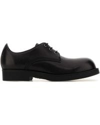 MM6 by Maison Margiela - Leather Lace Up Shoes - Lyst