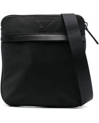 Emporio Armani - Sac À Bandoulière À Plaque Logo - Lyst