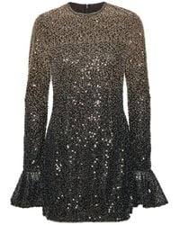 ROTATE BIRGER CHRISTENSEN - Beaded Mini Dress - Lyst