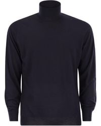 Fedeli - Superfine Wool Turtleneck Derby - Lyst