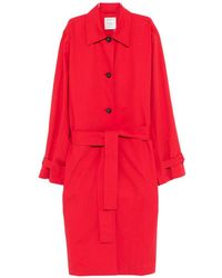 TOTEME - Cotton Trench Coat - Lyst