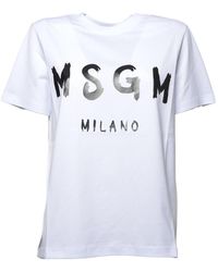 MSGM - T-shirts En Polo's - Lyst