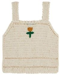 Emile Et Ida - Top Crochet Con Tulipano - Lyst