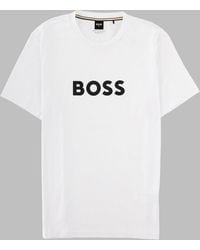 BOSS - T Shirt Con Stampa Logo - Lyst