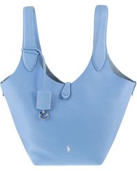 Polo Ralph Lauren - Polo Play Leather Tote Bag - Lyst