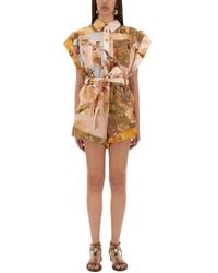 Zimmermann - Short Overalls With "Ascension" Lapels - Lyst