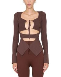 ANDREADAMO - Ribbed Tops - Lyst