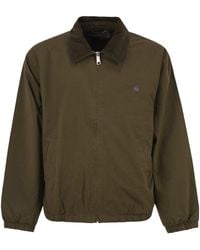 Carhartt - Katoenen Jack Met Ritssluiting En Corduroy Kraag - Lyst