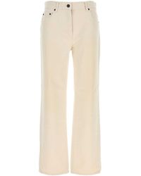 The Row - Sand Denim Fargo Jeans - Lyst