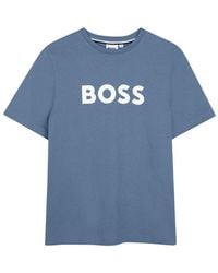 BOSS - T-Shirt Con Logo - Lyst