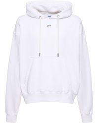 Off-White c/o Virgil Abloh - Wit Van Wit Off Stamp Skate Hoodie Sweatshirt - Lyst