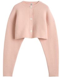 TOTEME - Vest Met Ronde Hals - Lyst