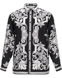 Versace - Seidenhemd - Lyst