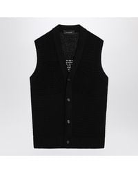 Tagliatore - Perforated Cotton Vest - Lyst