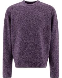Stockholm Surfboard Club - Solid Crew-Neck Mélange Sweater - Lyst