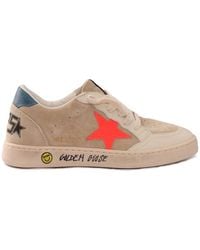 Golden Goose - Sneakers Ball Star New Suede Upper With Ornamental Stiching Suede Star And Spur Leather Toe Nappa Heel With S - Lyst