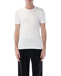 Tom Ford - Perforated Cotton T-Shirt - Lyst