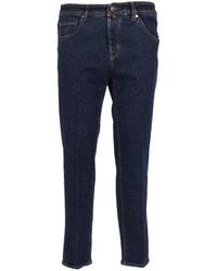 Jacob Cohen - 5-Pkt Cropped Slim-Fit Pants Scott - Lyst
