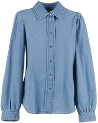 7 For All Mankind - Puff Sleeves Shirt Hana - Lyst