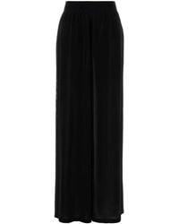 Alaïa - Viscose Blend Wide-Leg Pant - Lyst