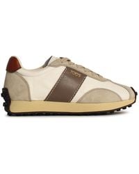 Tod's - 'T Vintage' Leather Blend Sneakers - Lyst
