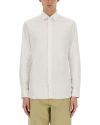 Burberry - Stretch Cotton Shirt - Lyst