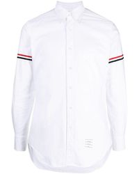 Thom Browne - Grosgrain Armband Oxford Hemd - Lyst
