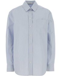 The Row - Embroidered Poplin Gavina Shirt - Lyst