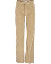 Dondup - Jacklyn Wide Leg Corduroy Trousers - Lyst