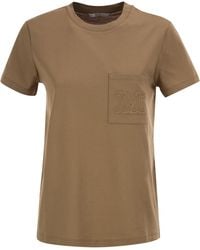 Max Mara - Papaia Cotton Jersey T Shirt - Lyst