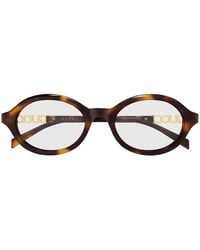 Gucci - Brille Gg2153 O 005 Braun/Transparent Frau - Lyst