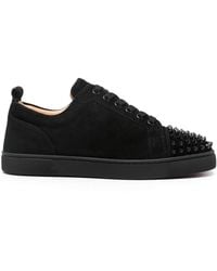 Christian Louboutin - Luxury Sneaker With Suede Panels - Lyst