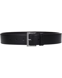 Prada - Frauen 's Ledergürtel schwarz - Lyst