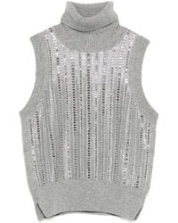 Ermanno Scervino - Wolle Mischung Tank Top - Lyst