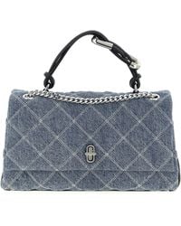 Marc Jacobs - 'The Quilted Denim Dual' Media Shoulder Bag - Lyst