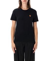 Maison Kitsuné - Cotton Fox Logo T-Shirt - Lyst