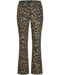 JJXX - Animal Print Flare Jeans - Lyst