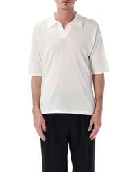 Roberto Collina - Cotton Crêpe Polo - Lyst