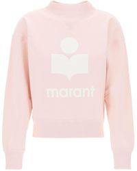 Isabel Marant - Moby Sweatshirt Met Ingekleef Logo - Lyst