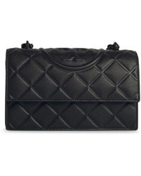 Tory Burch - 'Flaming' Black Lear Crossbody Bag ' - Lyst