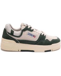 Autry - Clc Low Leather And Suede Sneakers - Lyst