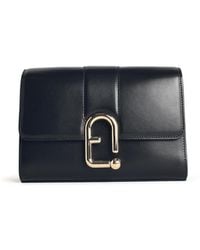 Furla - 'stedelijk S'black Lear Crossbody Bag - Lyst
