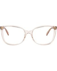 Gucci - Nude-Nude-Transparent Acetate Glasses - Lyst