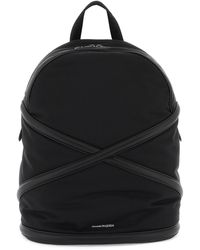 Alexander McQueen - Logo-print Shell Backpack - Lyst