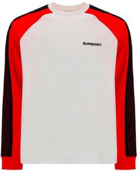 Burberry - T-shirt à manches longues du logo - Lyst