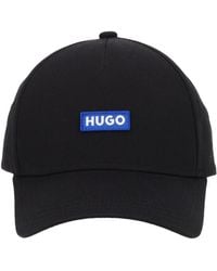 HUGO - Cotton Hat - Lyst