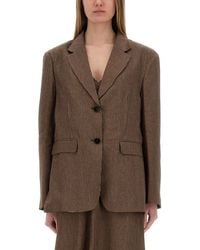 Alysi - Micro Stripes Blazer - Lyst