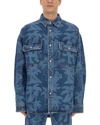 Palm Angels - 'Palmity Allover Laser' Jacket - Lyst