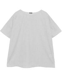 Apuntob - Checked Cotton T-Shirt - Lyst